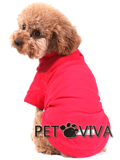 【PET VIVA】純棉POLO 衫背心T恤 小狗衣服寵物服裝 